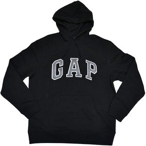 GAP Mens Fleece Arch Logo Pullover Hoodie